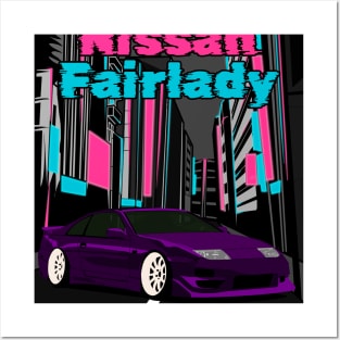 Nissan Fairlady z32 300zx Posters and Art